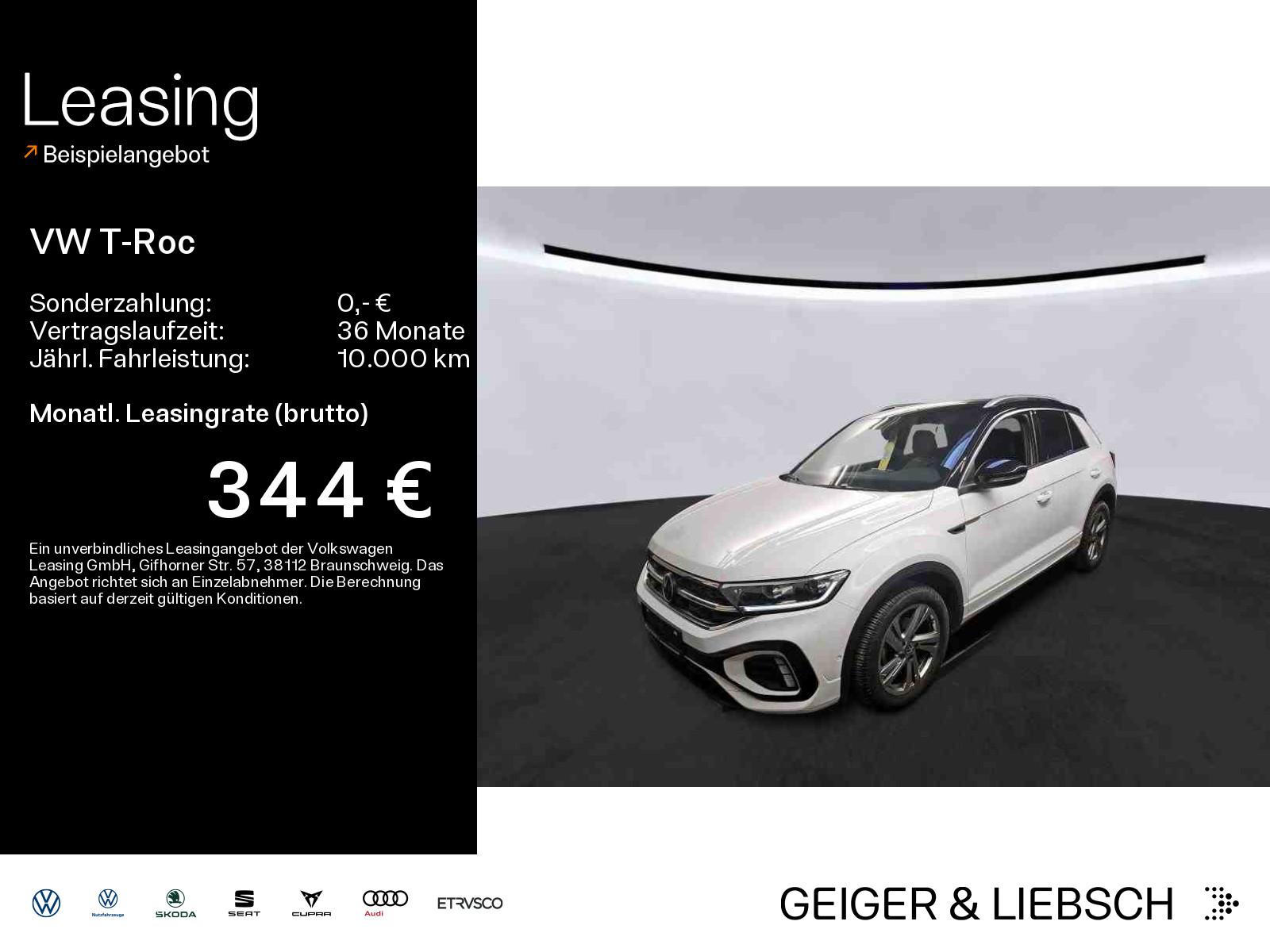 Volkswagen T-ROC 1.5 TSI DSG R-LINE*LED*AHK*PDC*SHZ*NAVI*KL