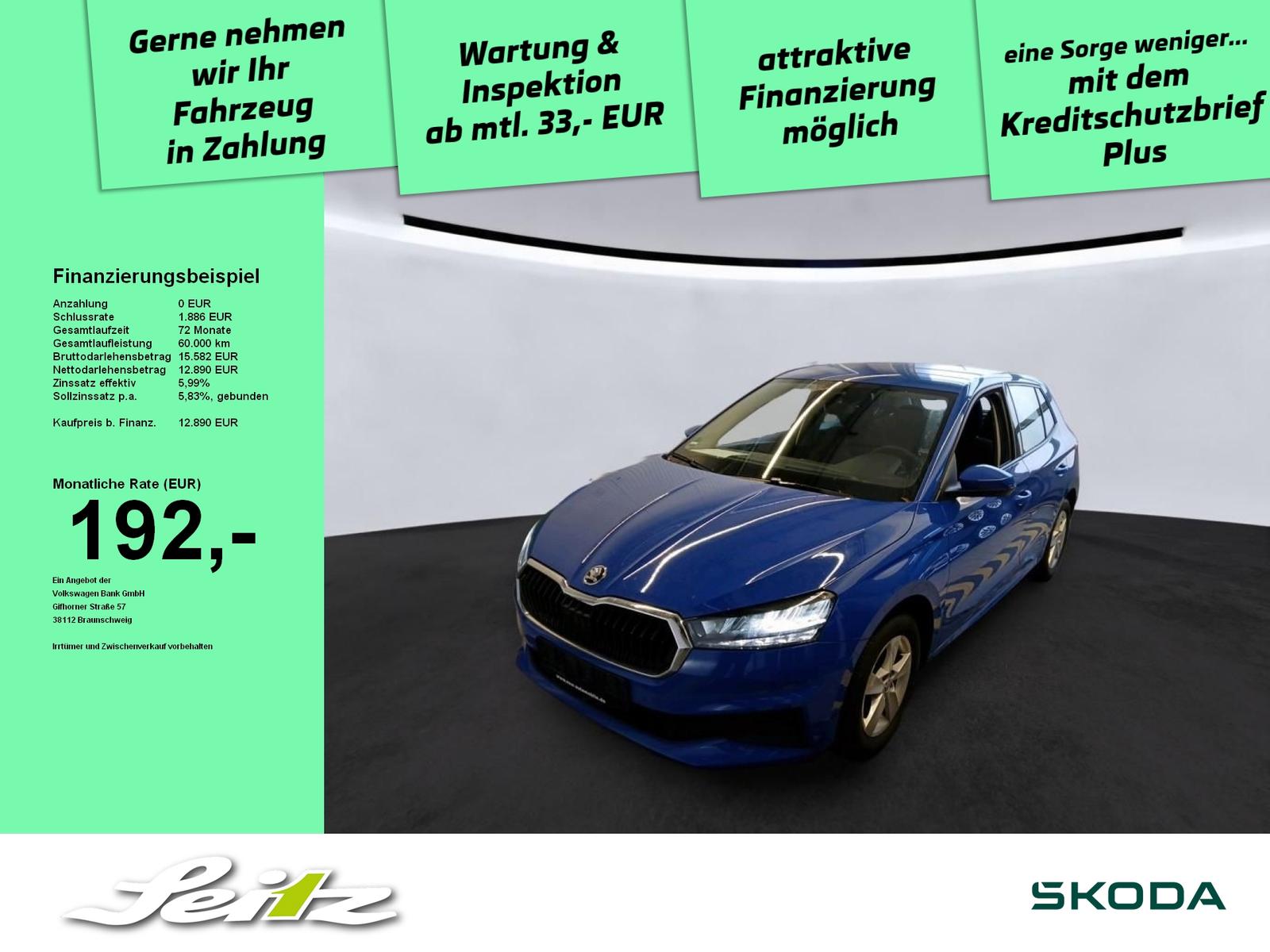 Skoda Fabia 1.0 TSI Active *LED*PARKSENSOR*SMART LINK*