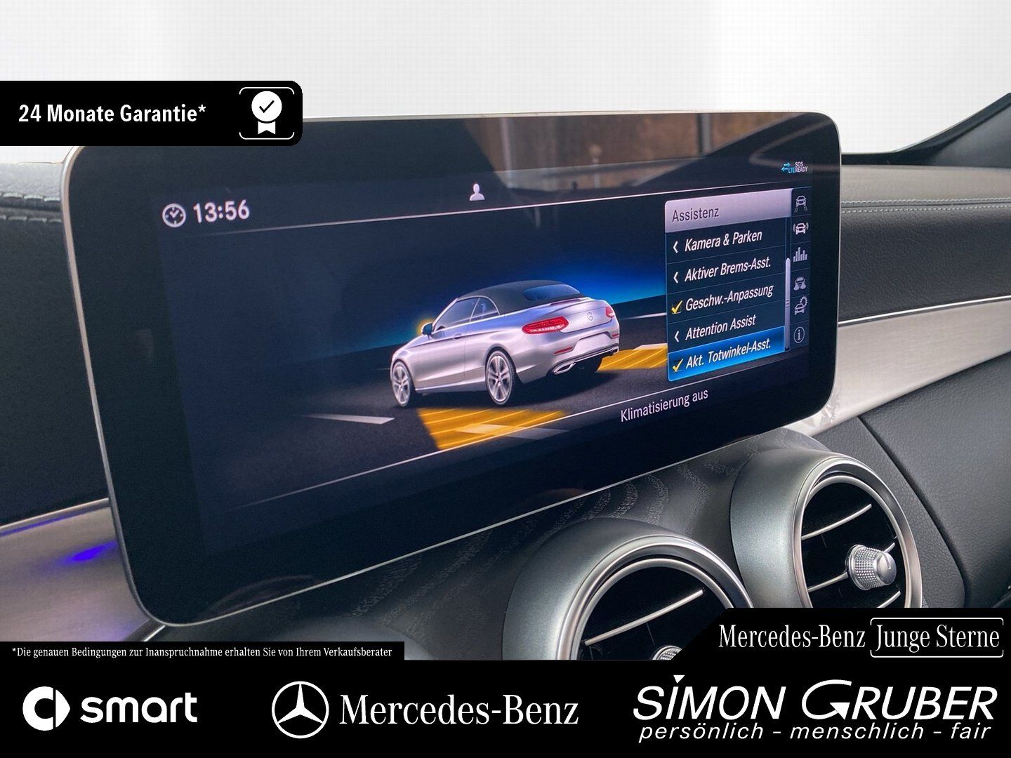 Fahrzeugabbildung Mercedes-Benz C 200 Cabriolet AMG Line Night Distronic 360 AHK