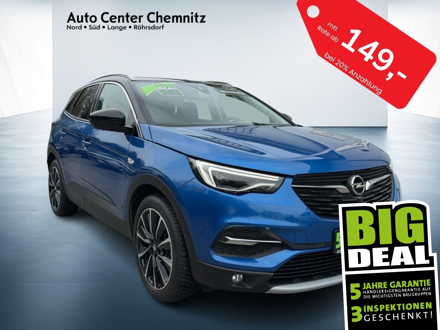 Opel Grandland AT8 Hybrid Ultimate 4x4 LED/Navi/Leder