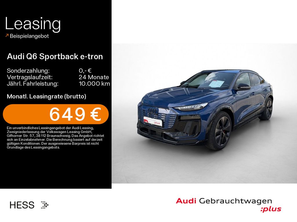 Audi Q6 Sportback e-tron quattro S-LINE*MATRIX*HUD*LU