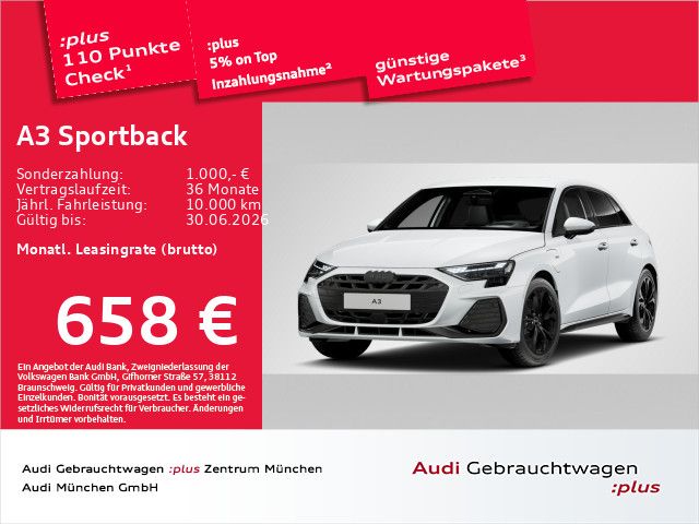 Audi A3 Sportback S line TFSI e 150 kW S tronic