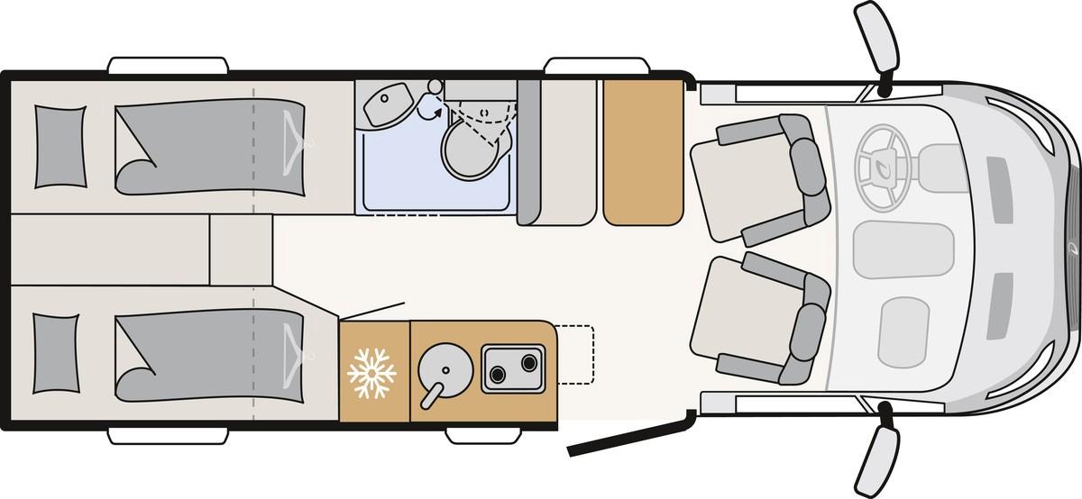 Dethleffs Globebus Go Teilintegriert T 45