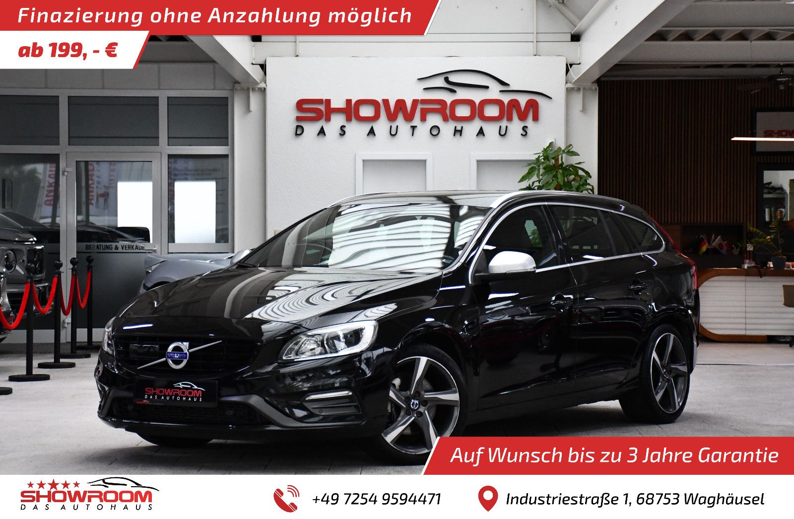 Volvo V60 D4 R-Design Aut. Kamera Leder Navi Ahk 82tkm