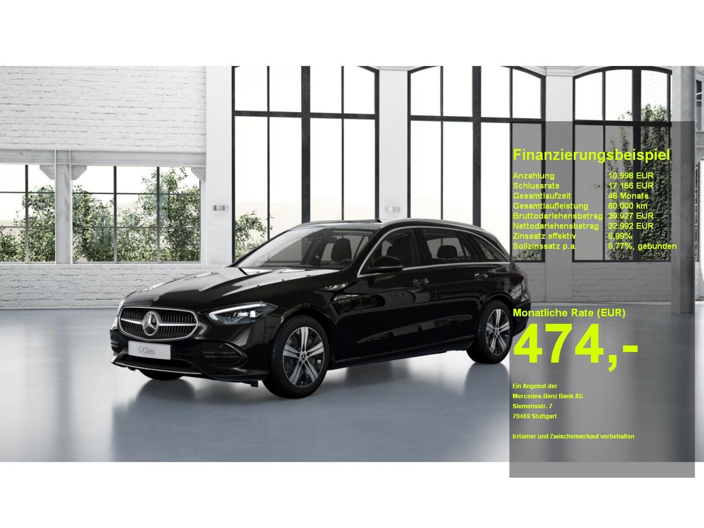 Mercedes-Benz C 300 de T Avantgarde+Navi+Pano+Kamera+Ambiente+