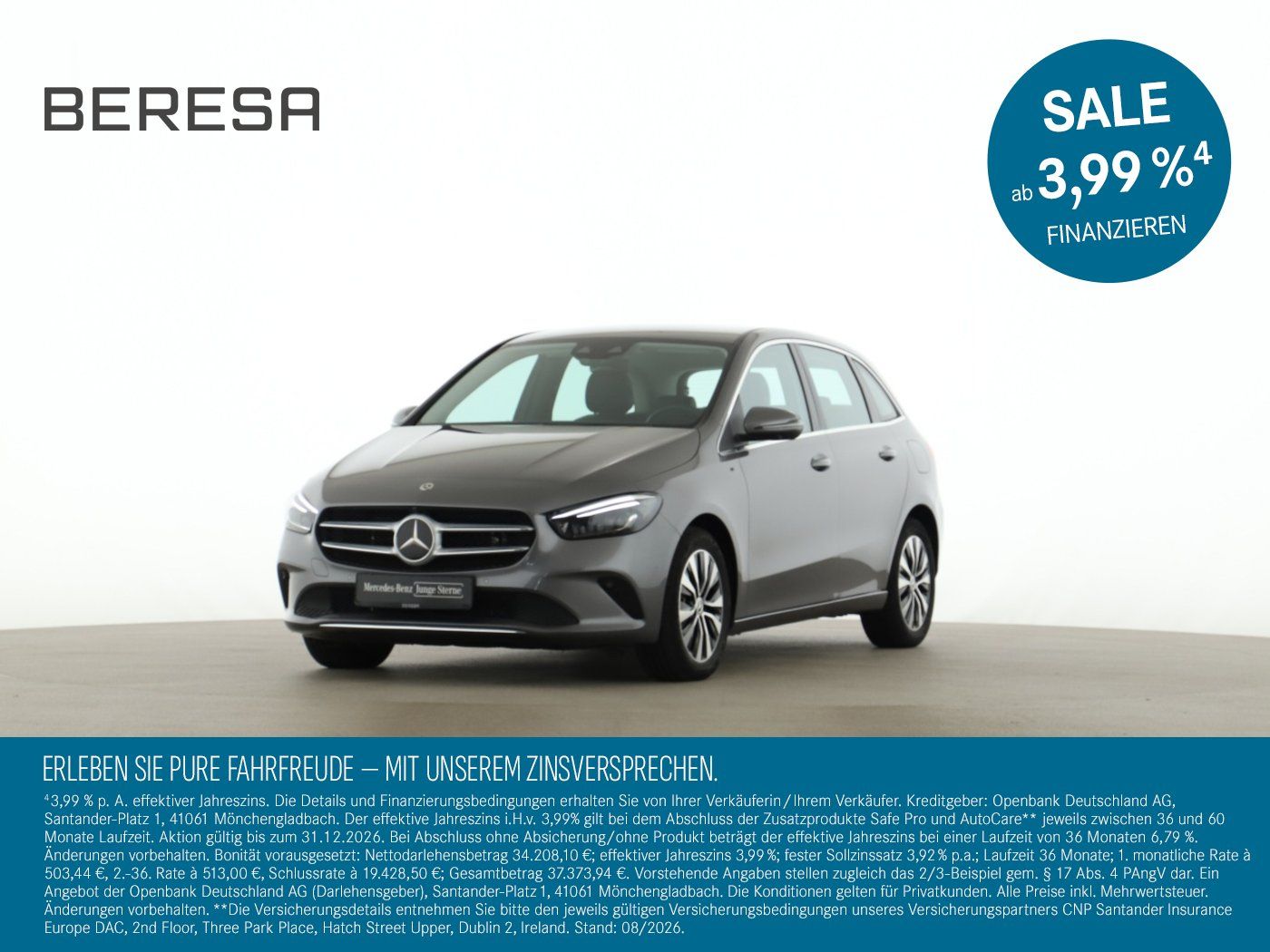 Mercedes-Benz B 250 e Progressive MBUX Distronic 360 Kamera