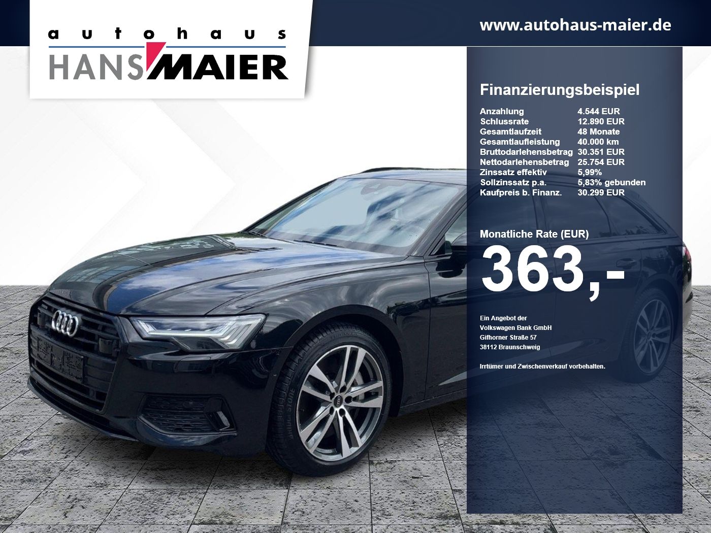 Audi A6 Avant 50 TFSI e quattro sport Stronic B&O AHK