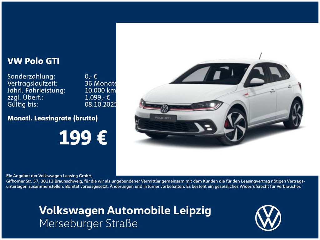 Volkswagen Polo GTI 2.0 TSI 152 kW DSG