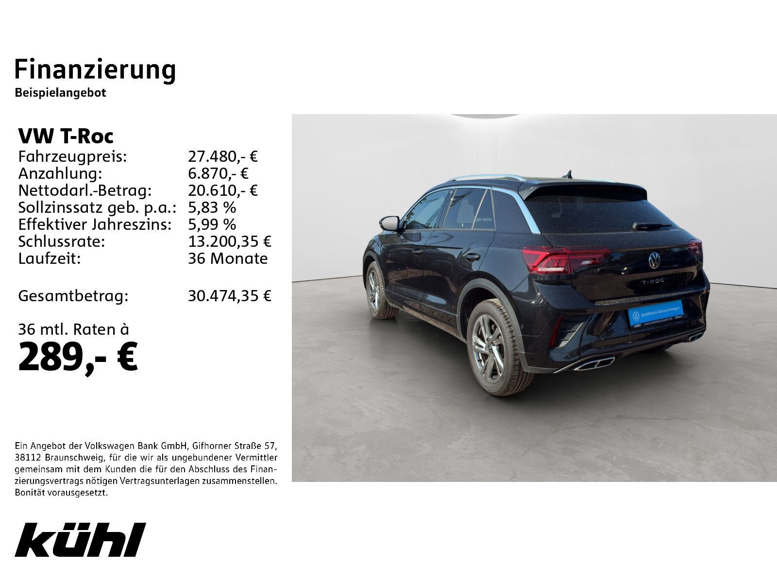 Volkswagen T-Roc 1.5 TSI DSG R-Line LED ACC Kamera AHK Stan foto 2