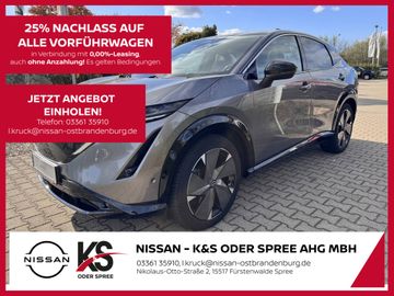 Nissan Leasing Angebot: Nissan ARIYA 87 kWh Evolve Pack Nappa 20'