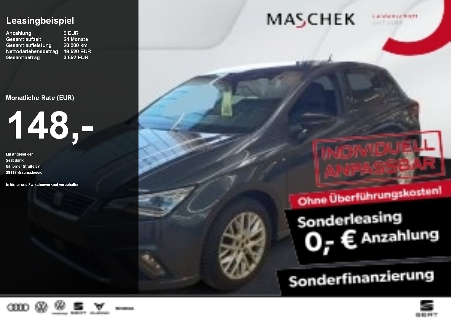Seat Ibiza FR 1.0 TSI RearView ACC Navi Sitzh. VC ACC
