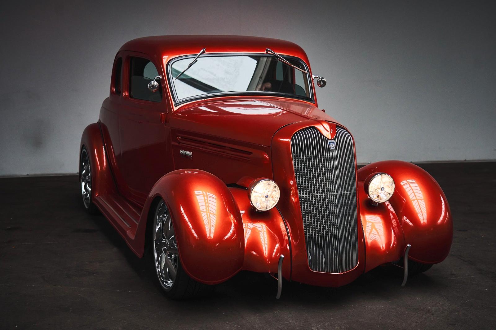Plymouth 1936. PLYMOUTH 5 WINDOW COUPE HEMI RESTOMOD