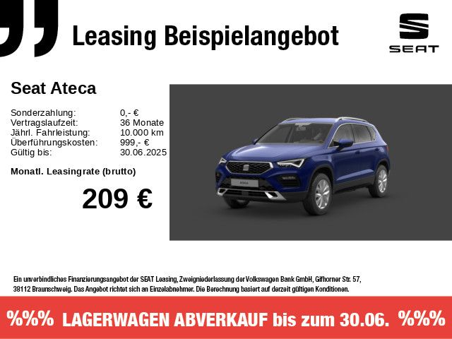 Seat Ateca 1.5 TSI Road Edition DSG *Road Ed. Aktion*