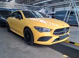 Mercedes-Benz CLA 220d Shooting Brake AMG LINE PANO*ACC*MEMO - mit Diesel-Antrieb: Gelb, Sportfahrwerk