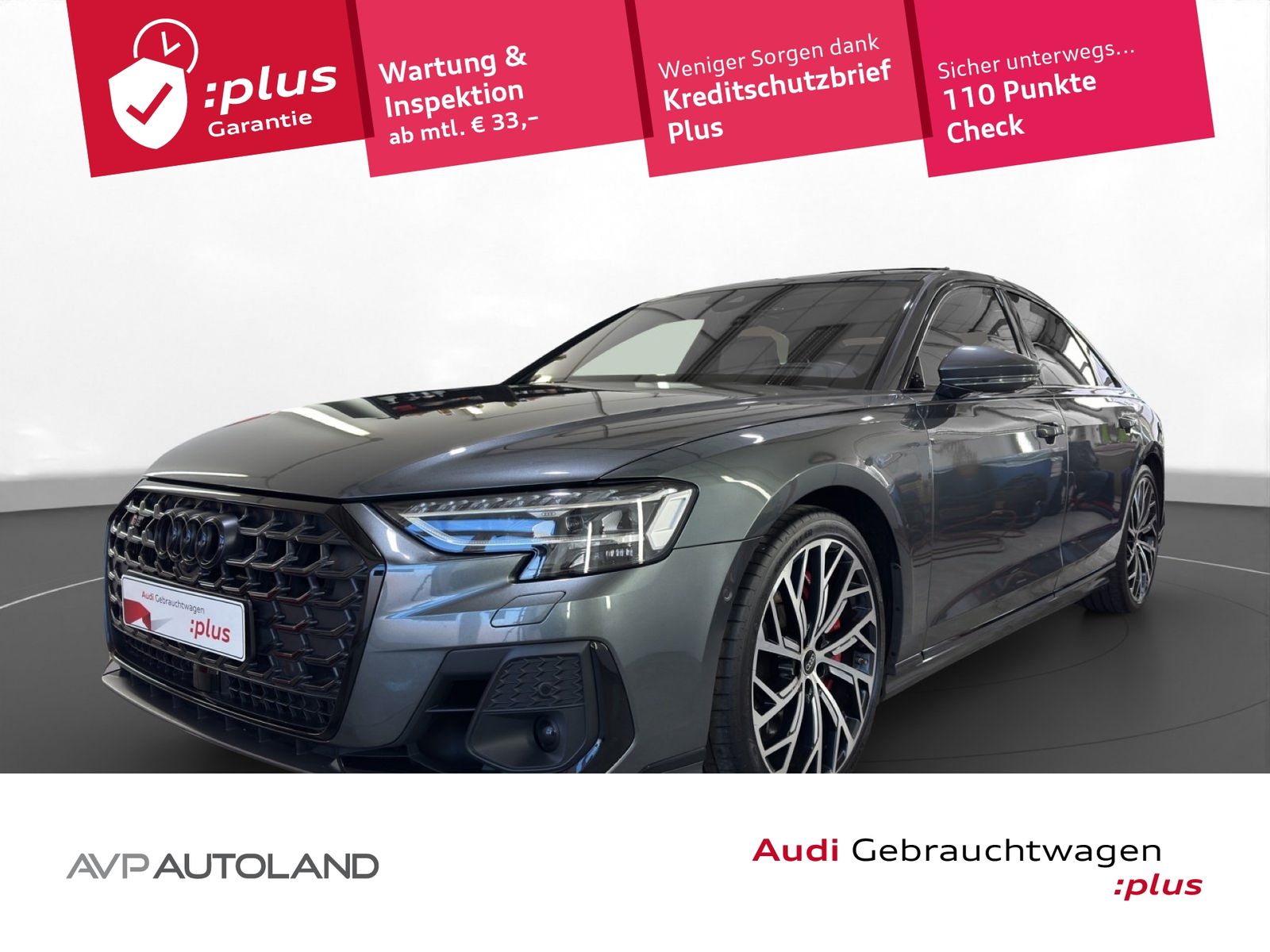 AUDI S8 TFSI quattro Tiptronic Individual AHK+PANO