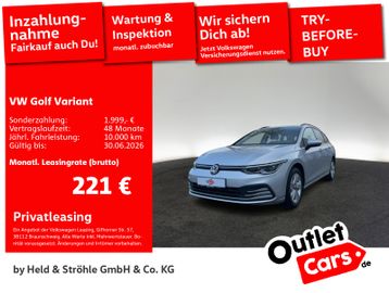 Volkswagen Leasingangebot: Volkswagen Golf Variant Life 2.0 TDI DSG AHK LED+ NAV ACC
