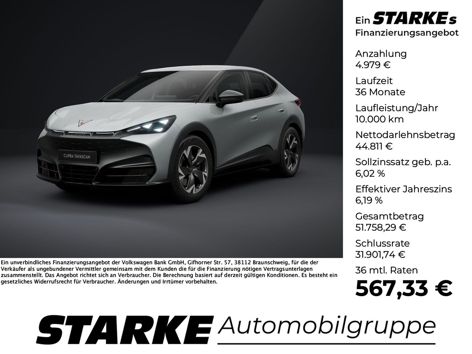 Cupra Tavascan 210 kW Endurance  LED Kamera PDC LM Tem