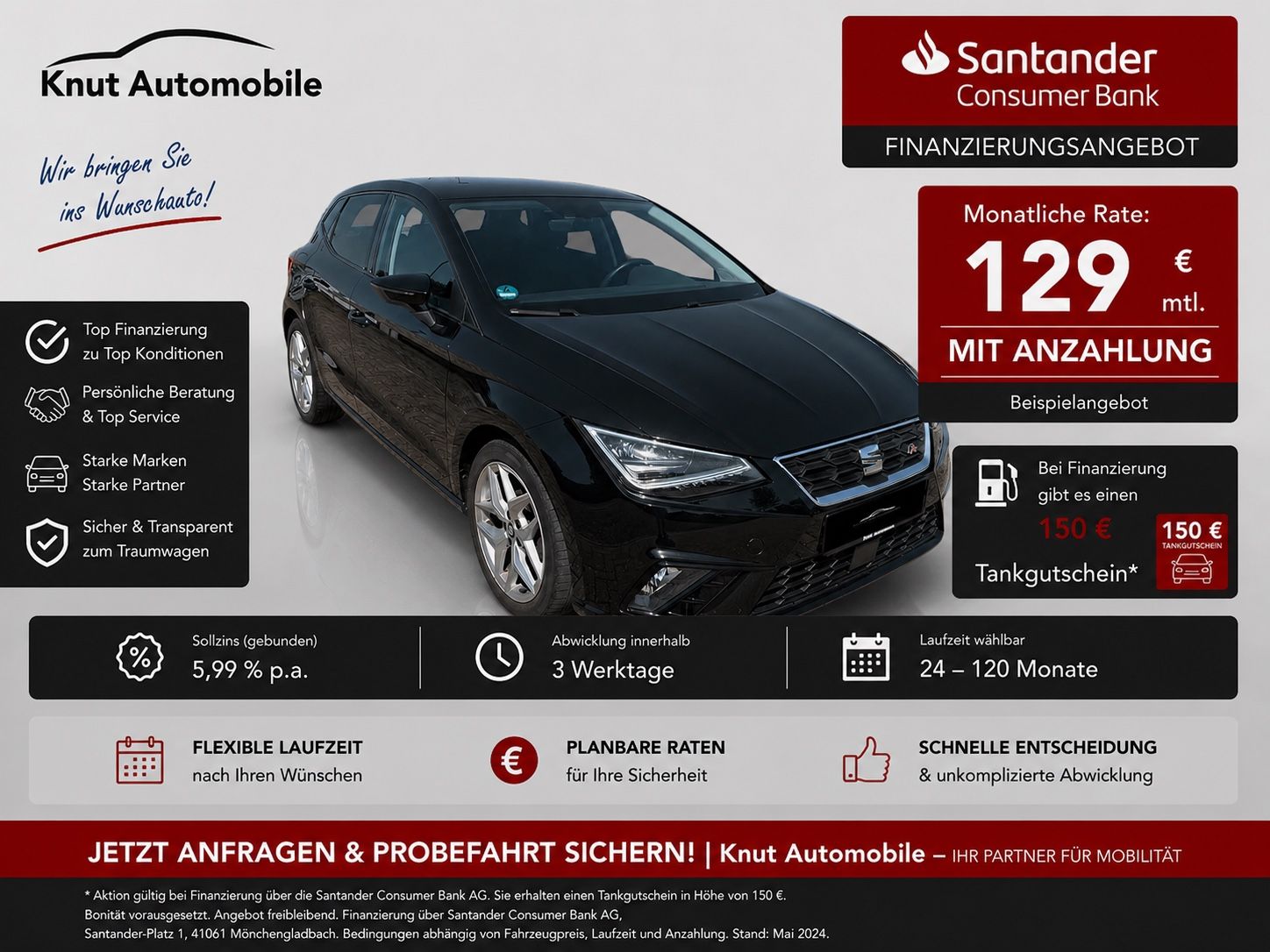 SEAT Ibiza FR 1.0 *Sport*ACC*Beats*2.Hd*Navi*LED