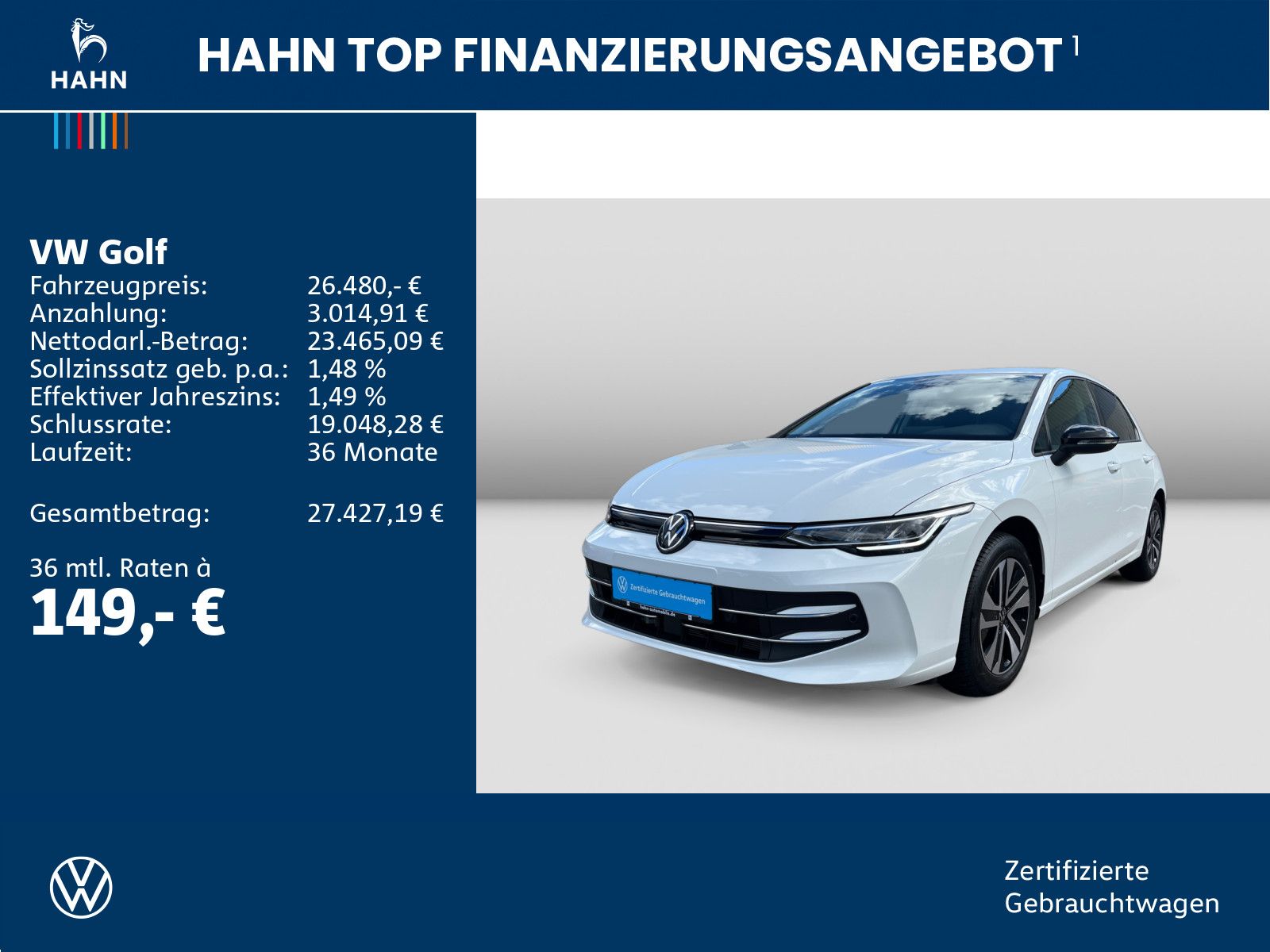 Volkswagen Golf VIII 1.5eTSI DSG Energy ACC Cam LED SHZ Nav foto 2