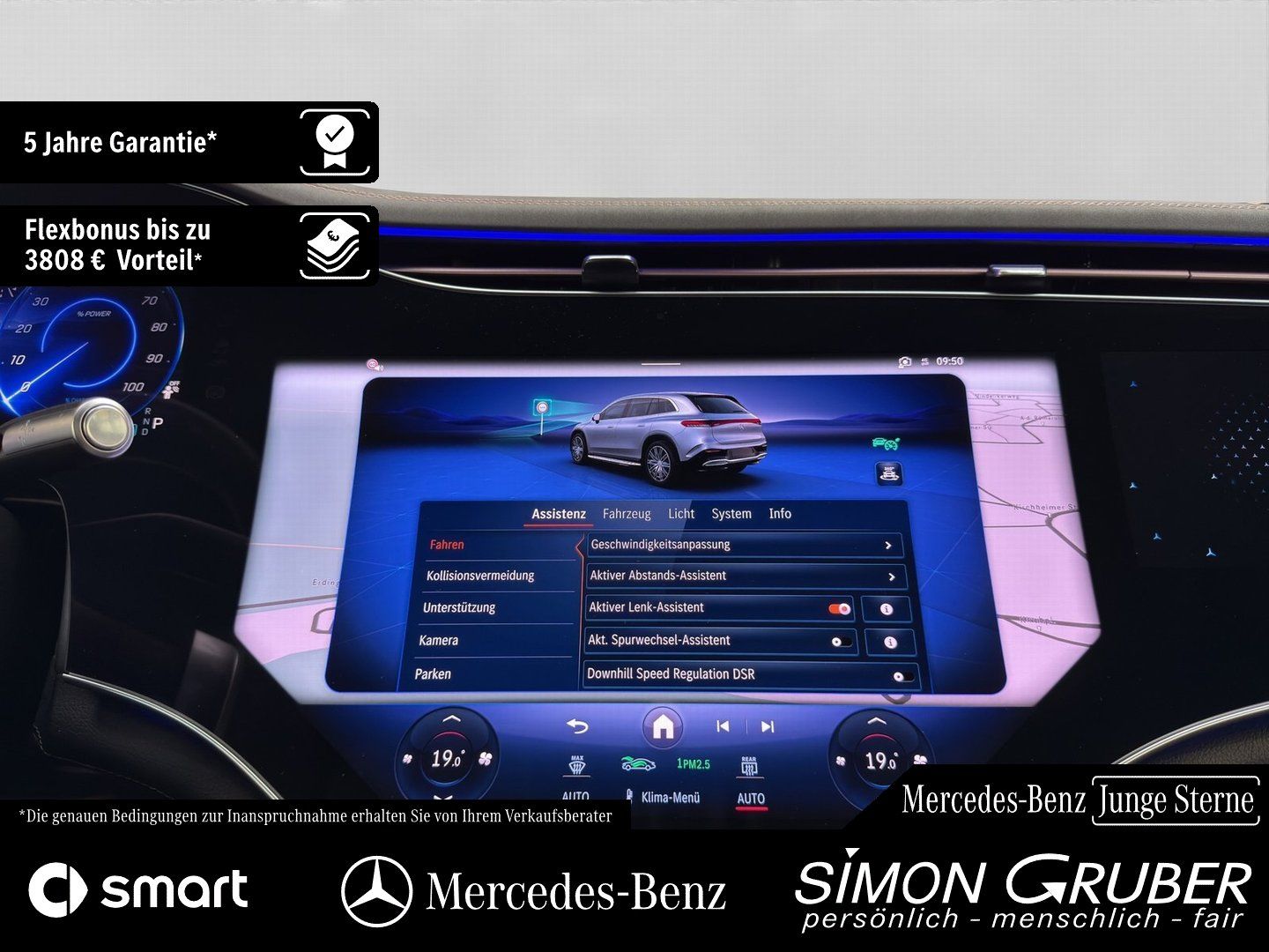 Fahrzeugabbildung Mercedes-Benz EQS 580 4M SUV AMG Massage Sitzklima AHK Md 2026