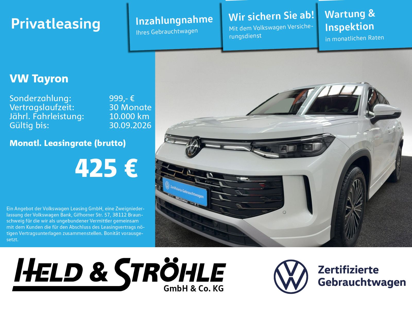 Volkswagen Tayron Elegance eHybrid AHK LED NAVPRO KAM HuD foto 1