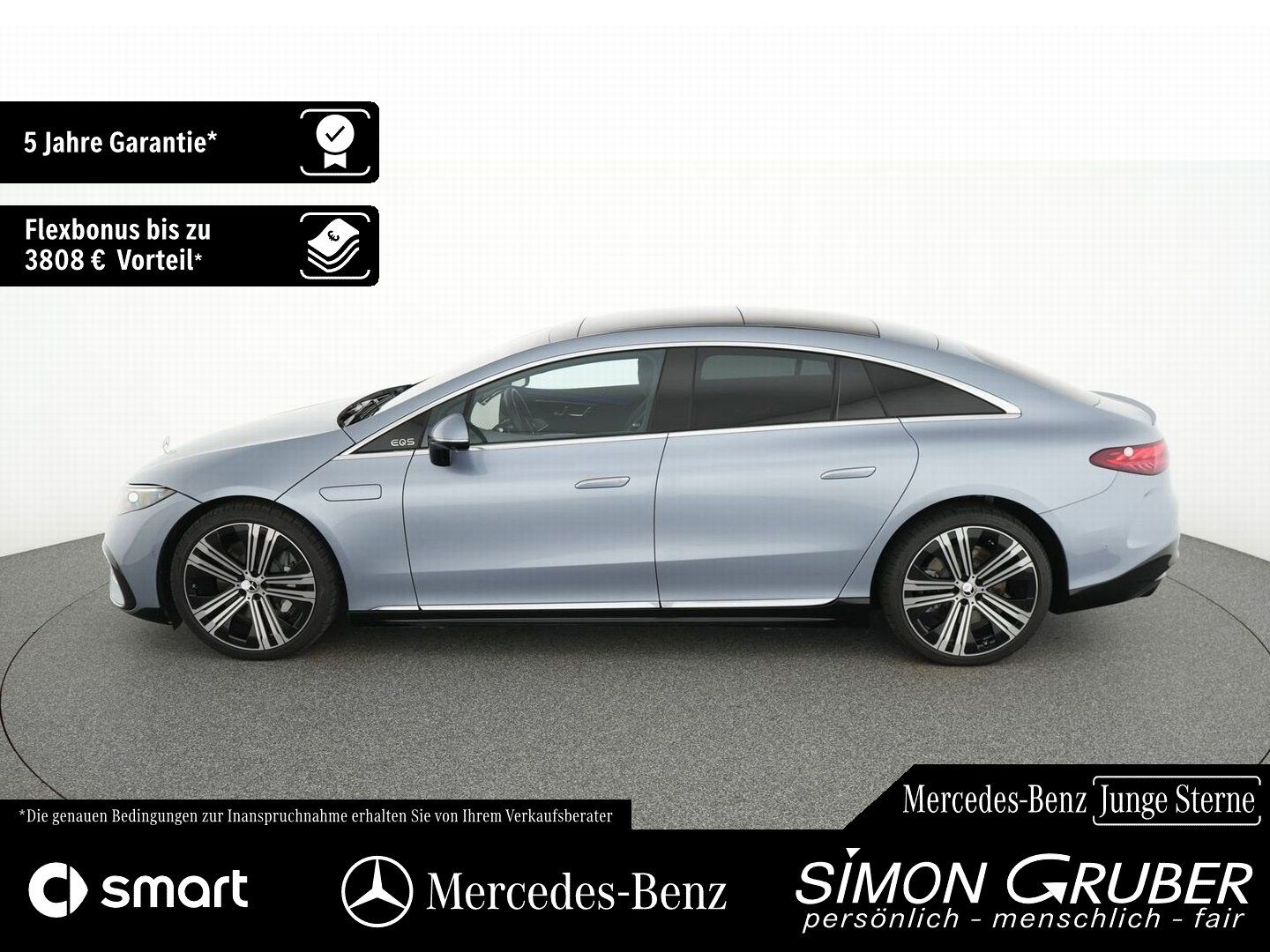 Fahrzeugabbildung Mercedes-Benz EQS 450+ AMG Manufaktur Leder 4*Massage 118kwh