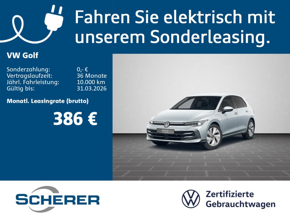 Golf 1.5 eHybrid DSG Style AHK+HuP+360°+ACC+Sitz