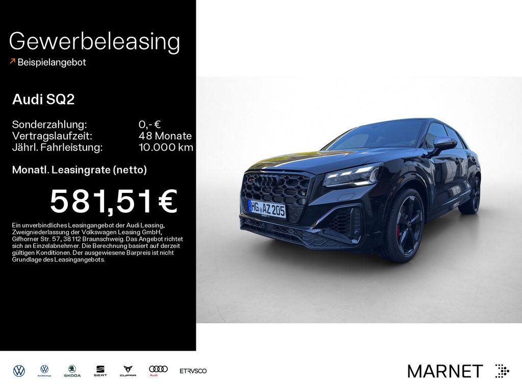 Audi SQ2 TFSI 221(300) kW(PS) S tronic AHK, 19 Zoll,