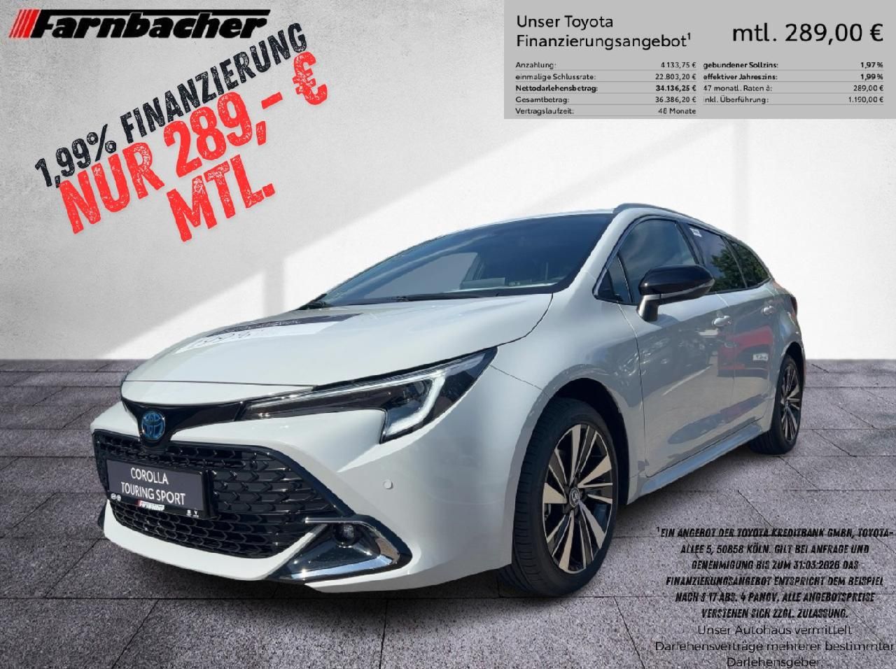 Fahrzeugabbildung Toyota Corolla TS 2,0 Teamplayer *1,99% bis 30.06*