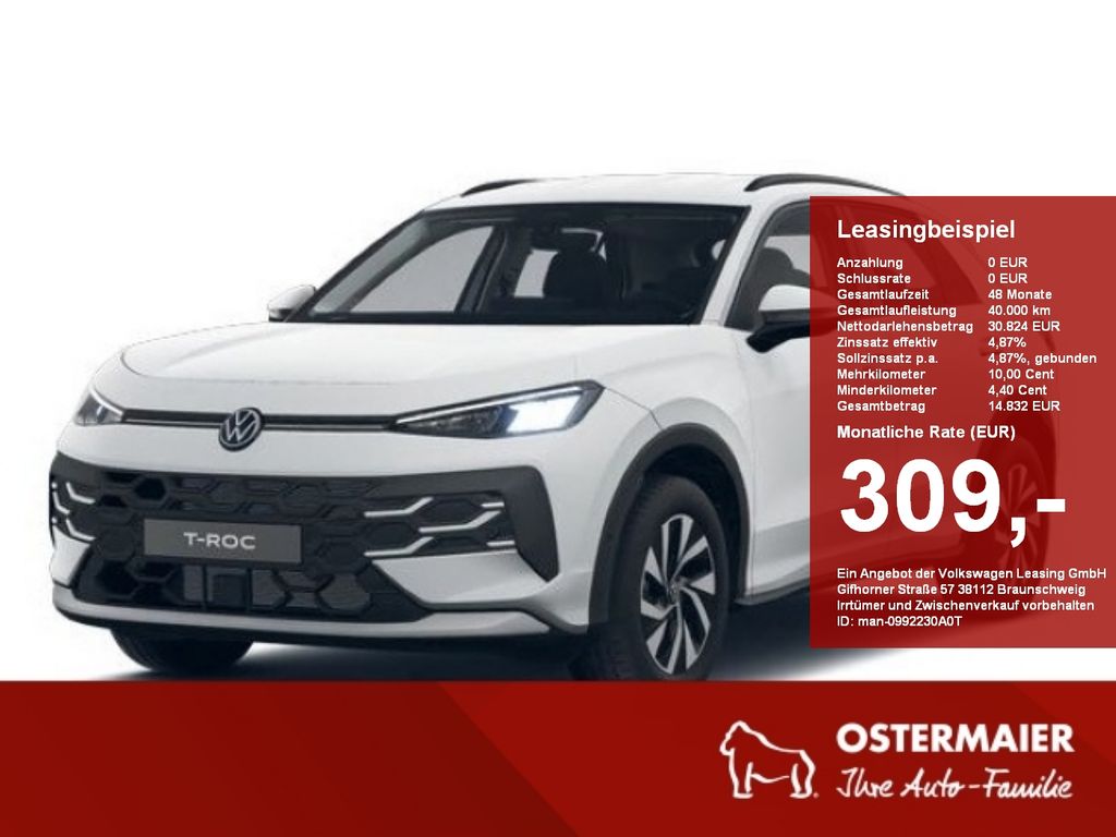 Volkswagen T-Roc Life 1.5eTSI 116PS DSG LED,ACC,KEYLESS,APP