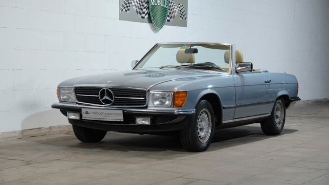 Mercedes-Benz 280 SL R 107 in gutem Zustand, seltene Farbe