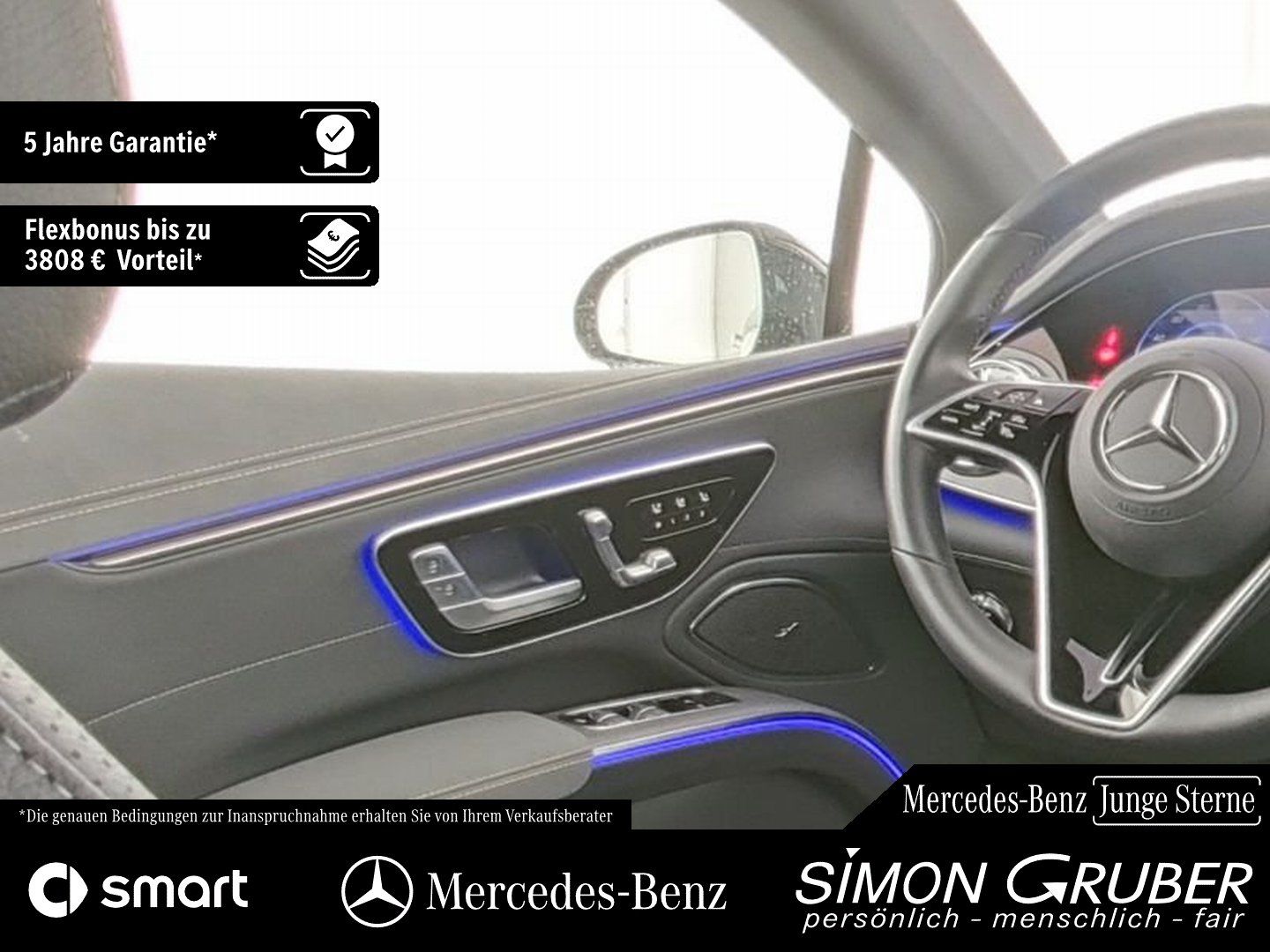 Fahrzeugabbildung Mercedes-Benz EQS 450+ Hyperscreen Sitzklima Mod 2025 118Kwh