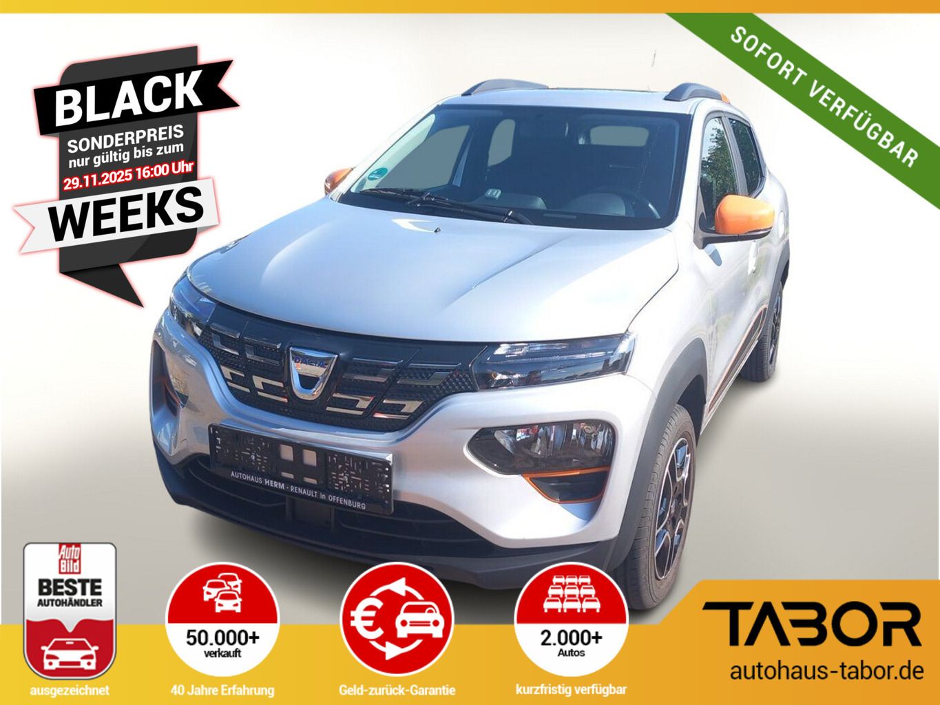 Dacia Spring Electric 45 Comfort Plus CCS Nav PDC Kam