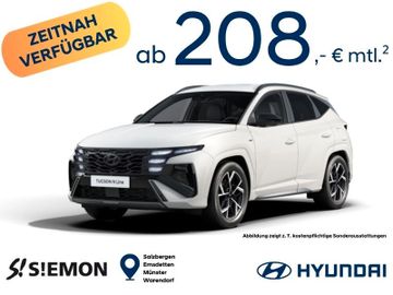 Hyundai Leasingangebot: Hyundai TUCSON N-Line 1.6 T-GDI 150 PS 2WD 7-Gang-DCT