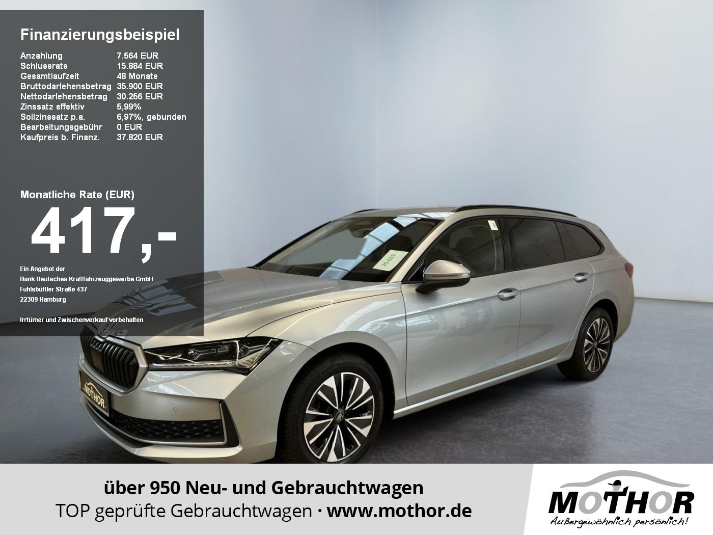 Skoda Superb Combi Selection 2.0 TDI DSG Rückfahrkamer
