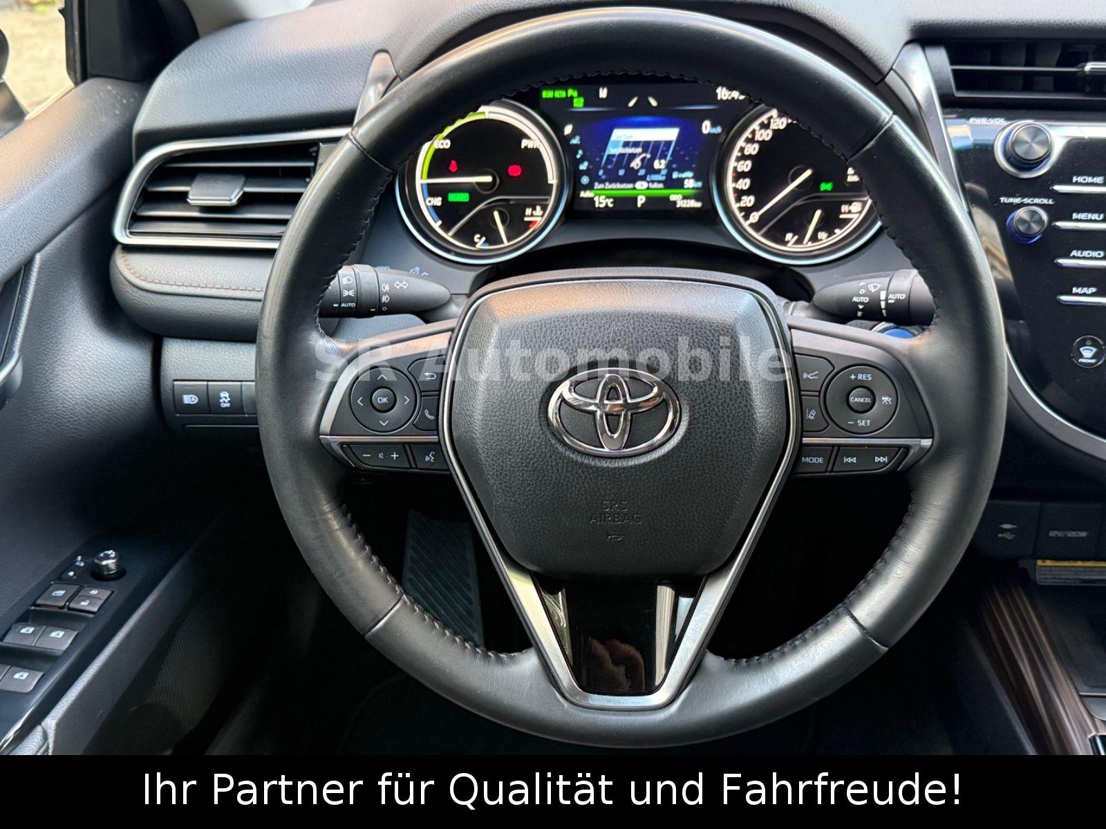 TOYOTA CAMRY HYBRID EXECUTIVE 2.5 218ch - SIÈGES CHAUFFANTS CUIR - GPS - RÉGULATEUR ADAPTATIF ACC - CAMÉRA DE RECUL