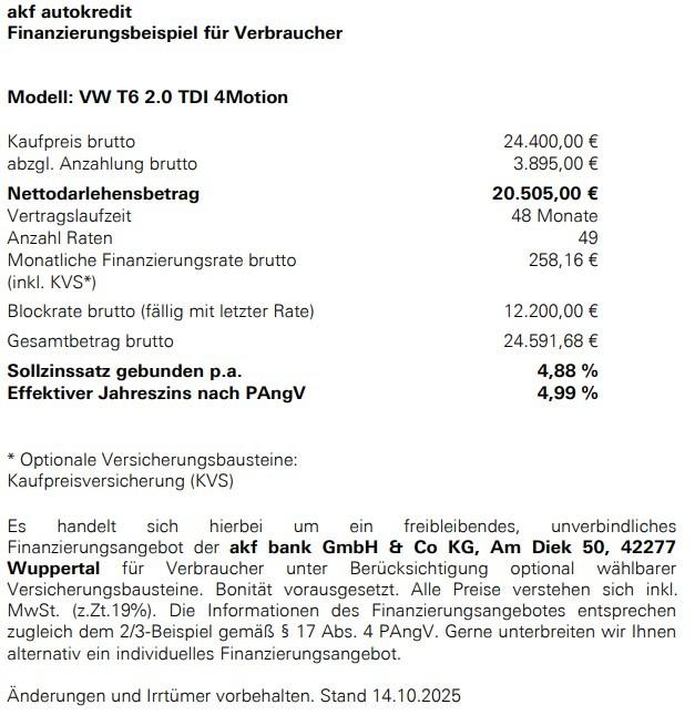 Volkswagen T6 Transporter