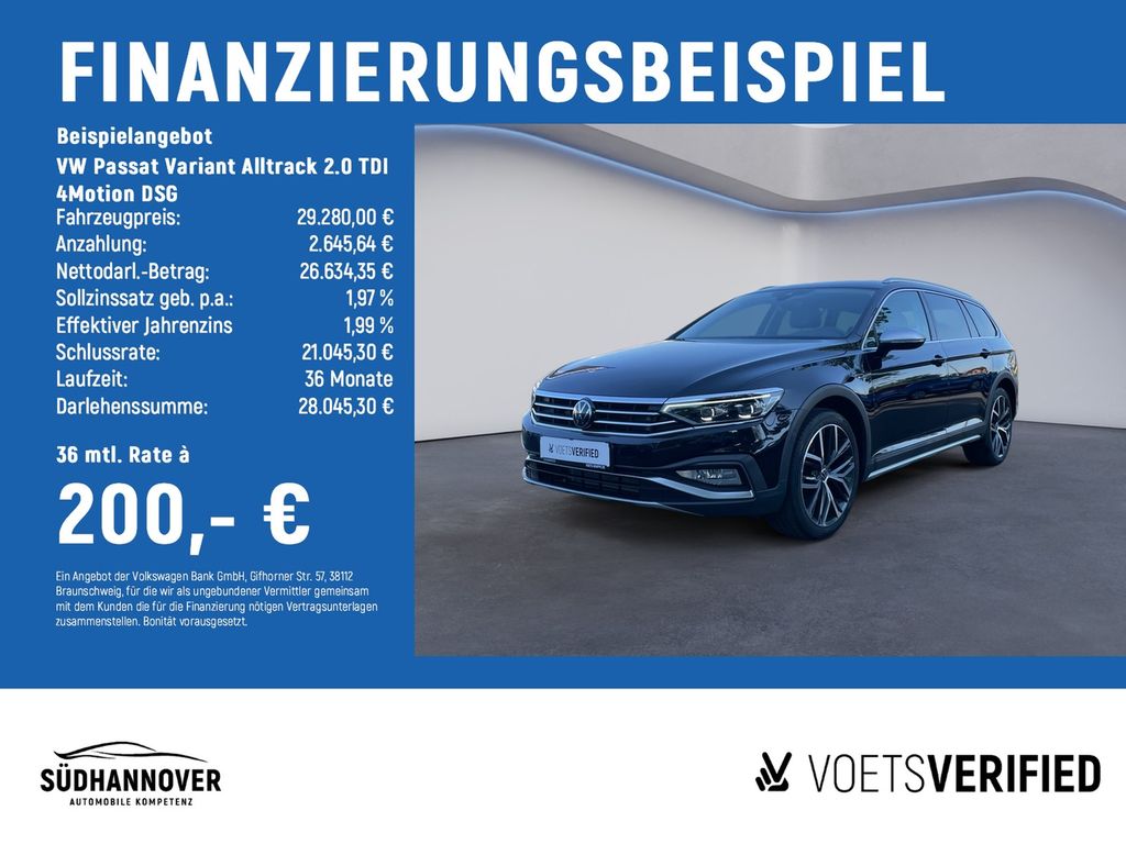 Volkswagen Passat Variant Alltrack 2.0 TDI  4Motion DSG AHK