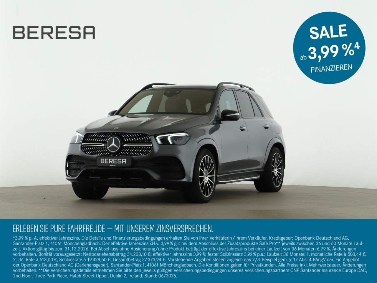 MERCEDES-BENZ GLE 350 de 4M AMG Night Pano AHK Distronic 360