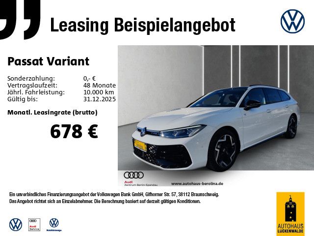 VW Passat Variant 2.0 TDI 4M R-Line DSG *PANO*HuD*