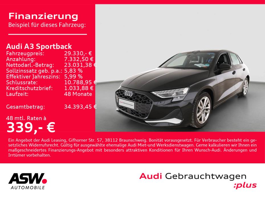 Audi A3 Sportback advanced TFSI NAVI LED ACC HUD RFK, миниатюра 2