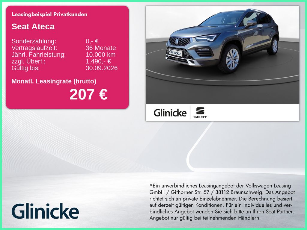 Seat Ateca 1.5 TSI DSG Road Edition