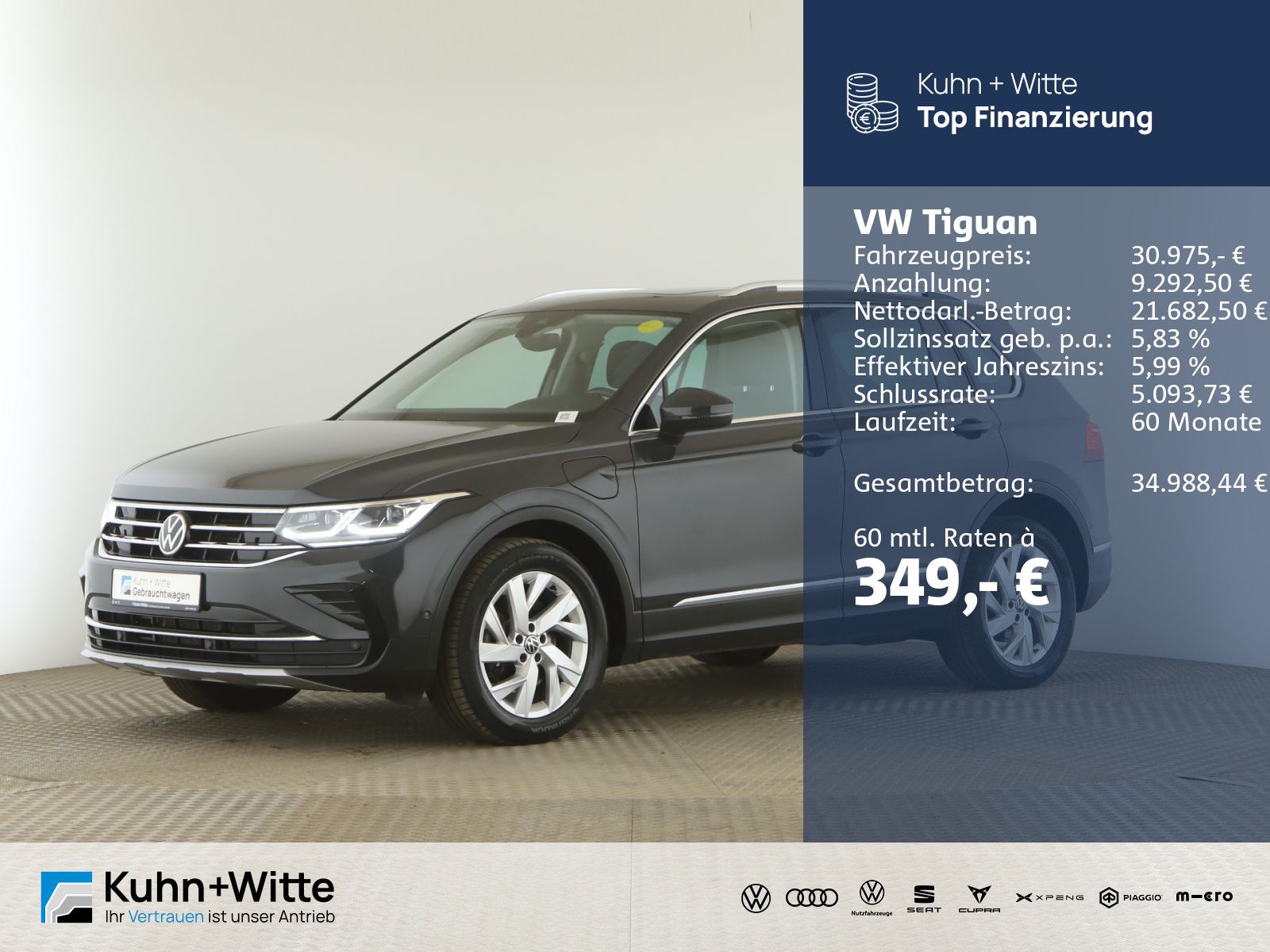Volkswagen Tiguan 1.4 TSIe Elegance *Hybrid*Pano*RFK*Navi*I