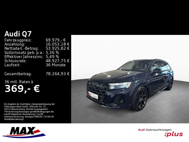 Q7 50 TDI QUATT S LINE 7-SITZER MATRIX+PANO+AHK+