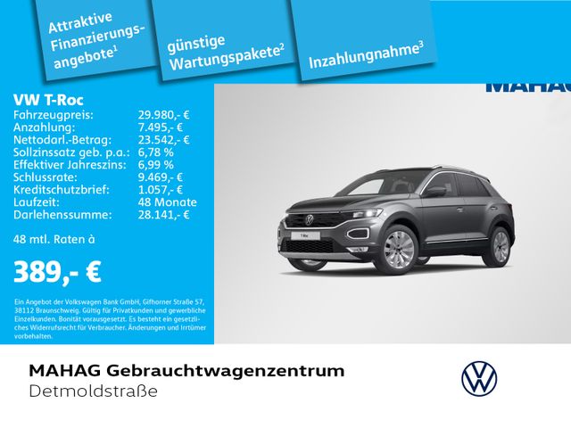 Volkswagen T-ROC 2.0 TSI 4Mot. SPORT Navi LED Pano Kamera A