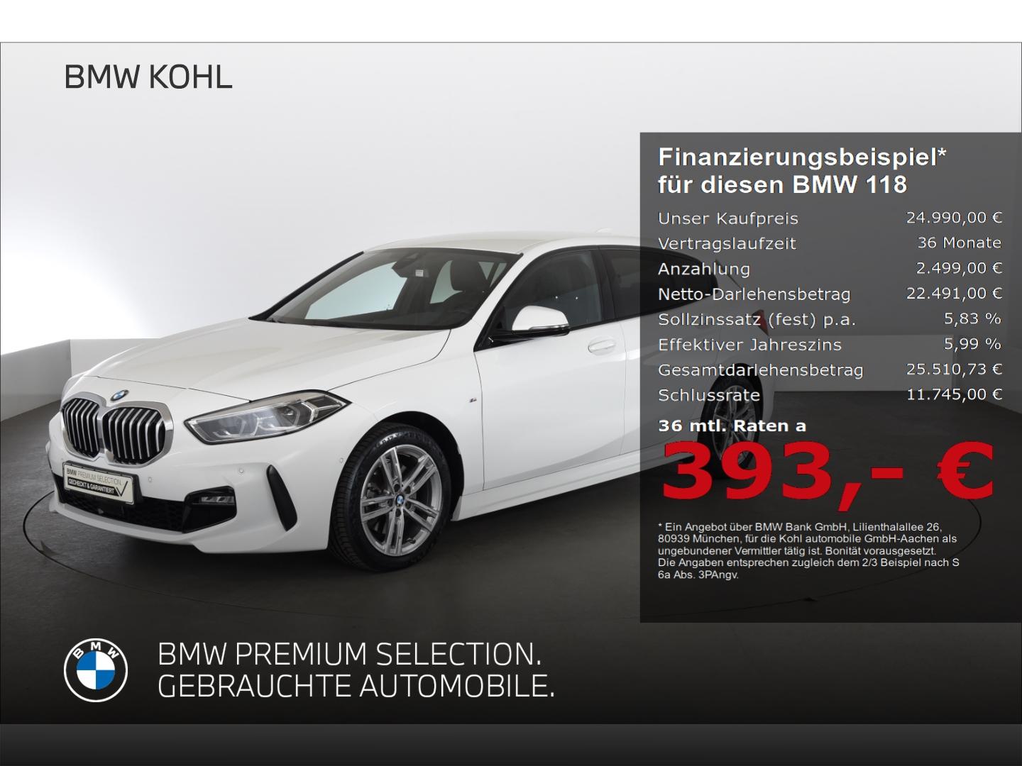 BMW 118 i M Sport DAB M Sportlenkung Parking Assista