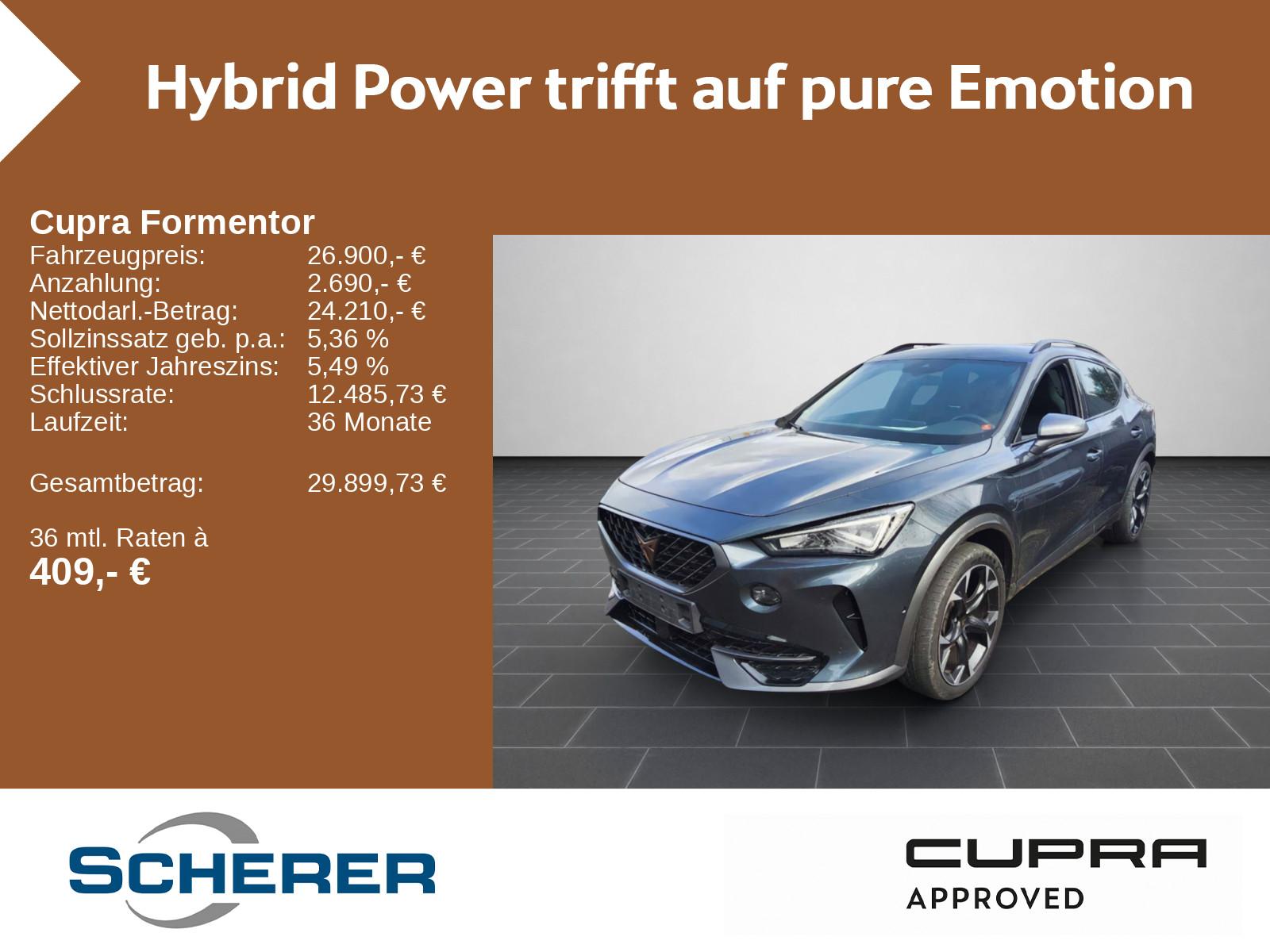 Cupra Formentor 1.4 e-Hybrid AHK Navi DCC ACC PDC RFK