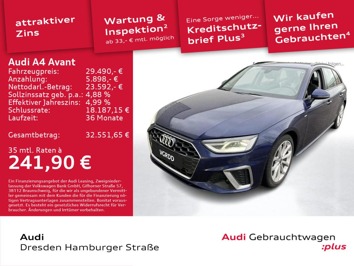 Audi A4 Avant S line 40 TFSI S tronic Business Paket