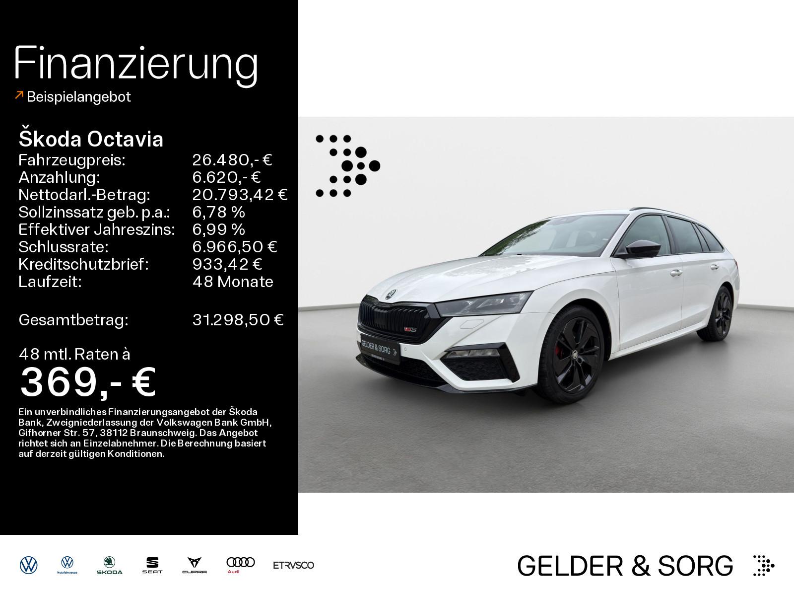Skoda Octavia Combi RS 2.0 TDI LED*Navi*AHK*Panorama