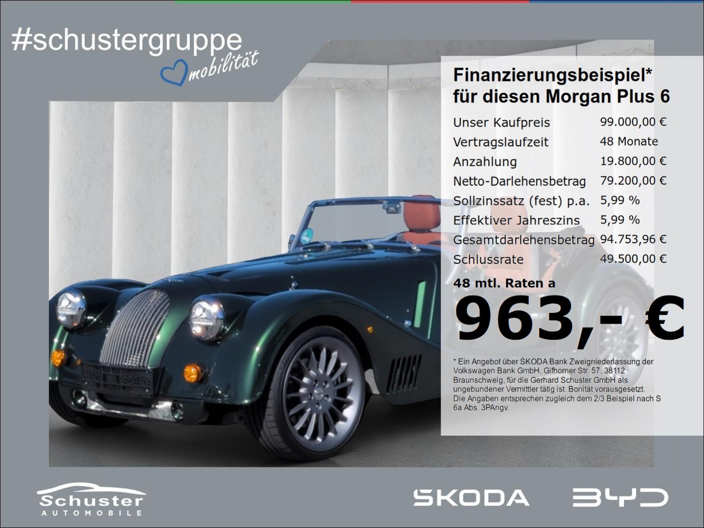 Morgan Plus 6 Special-Edition 92/1000*Leder SHZ Koffer